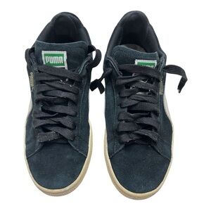Puma Black and Gold Sneakers